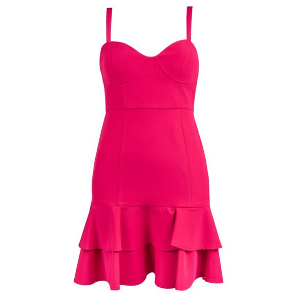 CLOVER & SLOANE PRIM ROSE TOPSTITCH MINI DRESS - Picture 2 of 5